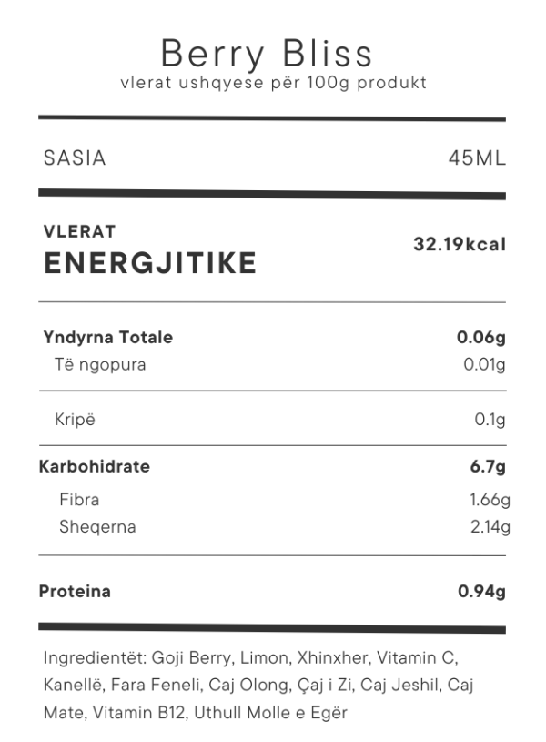 PAKETA DETOX SHOT & BERRY BLISS(14 Shishe)